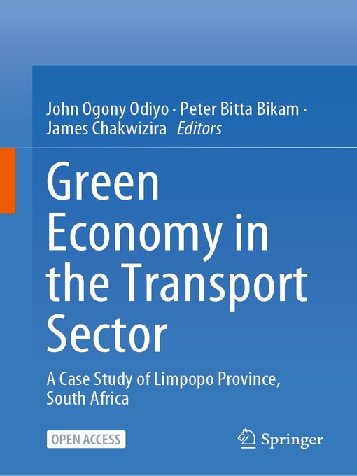 Title details for Green Economy in the Transport Sector by John Ogony Odiyo - Available